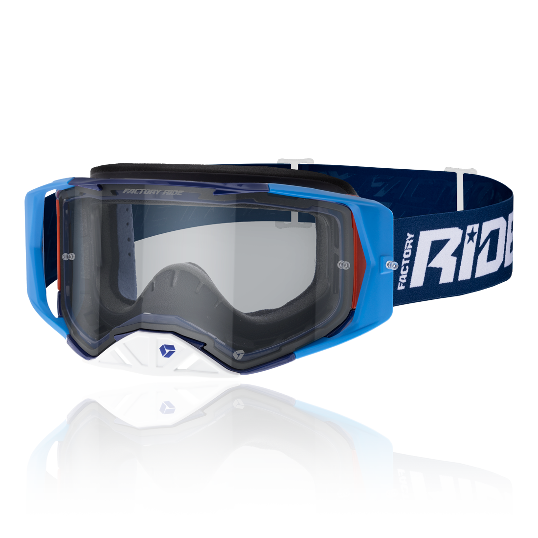 Factory Ride Clear MX Goggle